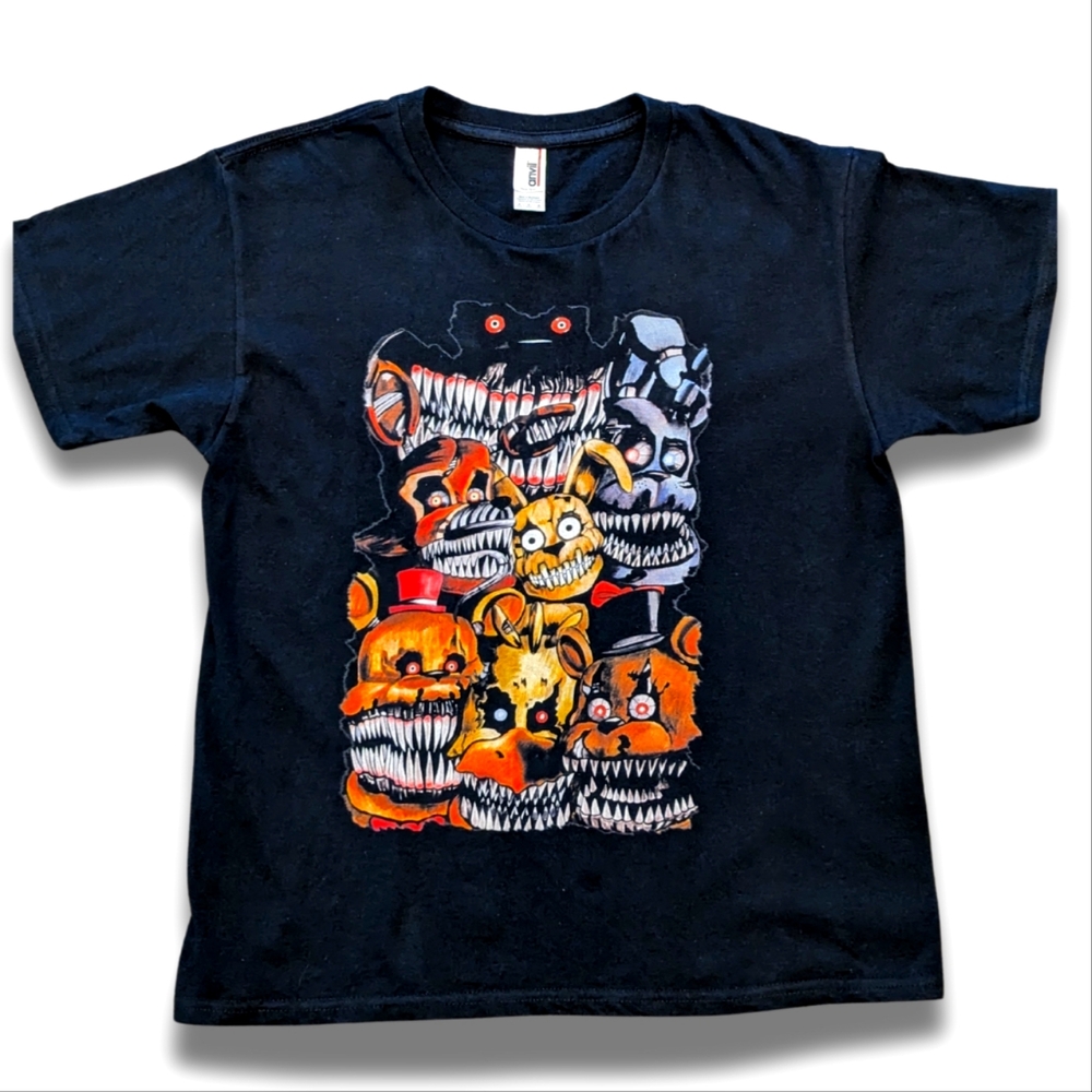 FNAF 4 Tee - Inspired by Five Nights At Freddys Size Youth M